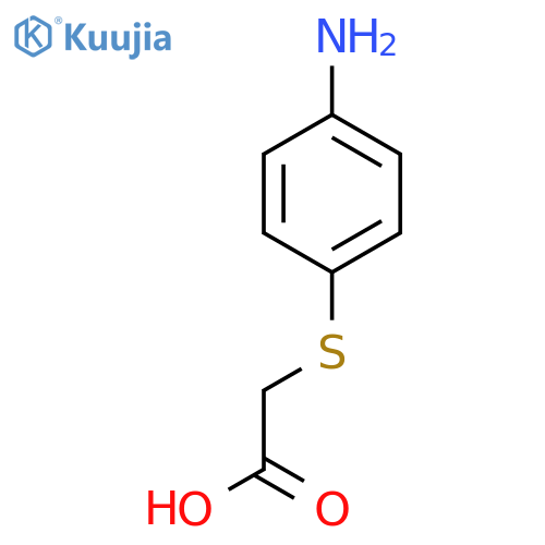 2-(4-Aminophenylthio)acetic Acid structure