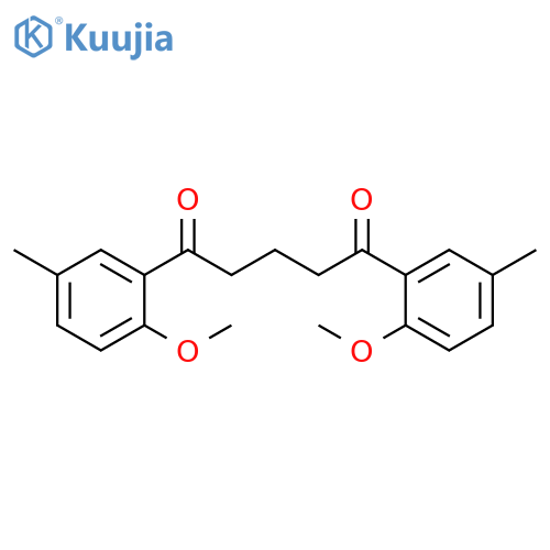 1,5-Pentanedione, 1,5-bis(2-methoxy-5-methylphenyl)- structure