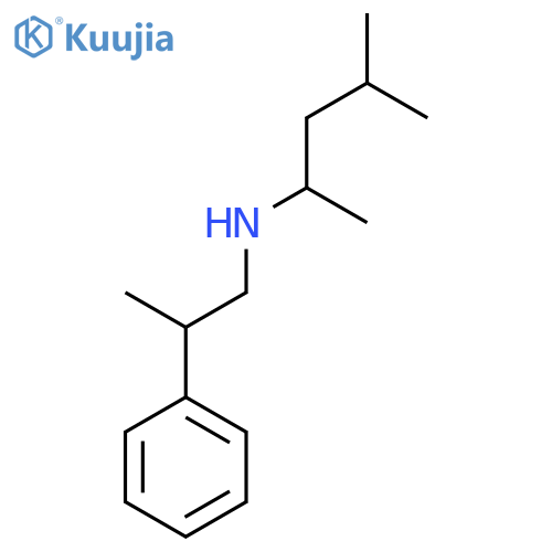 (4-Methylpentan-2-yl)(2-phenylpropyl)amine structure