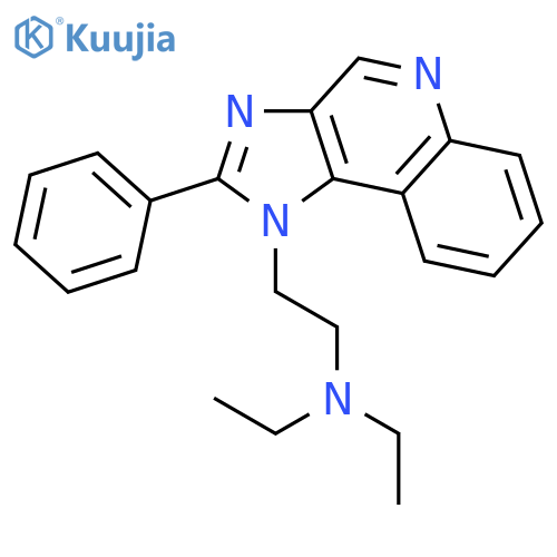 1H-Imidazo[4,5-c]quinoline-1-ethanamine, N,N-diethyl-2-phenyl- structure