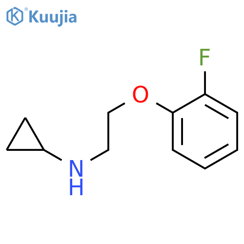 N-(2-(2-fluorophenoxy)ethyl)cyclopropanamine structure