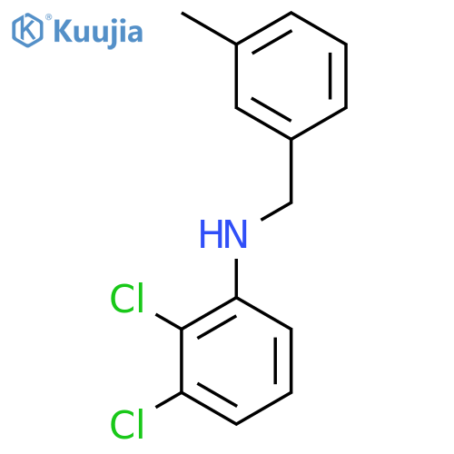 2,3-Dichloro-N-(3-methylbenzyl)aniline structure