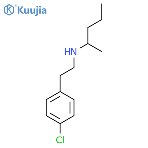 [2-(4-Chlorophenyl)ethyl](pentan-2-yl)amine structure