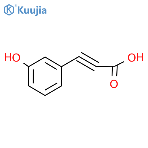 3-(3-Hydroxyphenyl)-2-propynoic acid structure