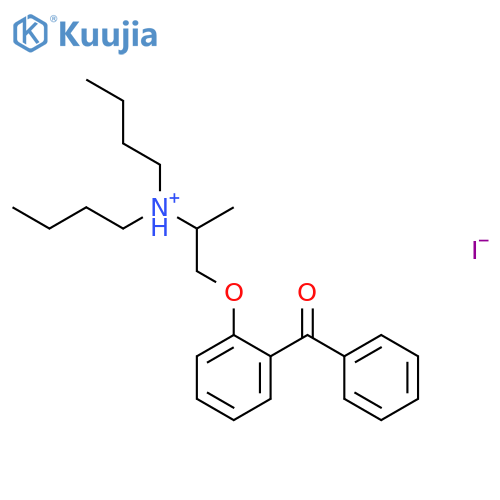 Benzophenone,2-[2-(dibutylamino)propoxy]-, hydriodide (7CI,8CI) structure