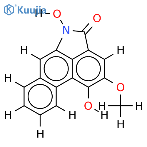 10-amino-4-hydroxy-3-methoxy-N-hydroxyphenanthrene-1-carboxylic acid lactam structure