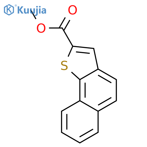 NAPHTHO[1,2-B]THIOPHENE-2-CARBOXYLIC ACID, METHYL ESTER structure