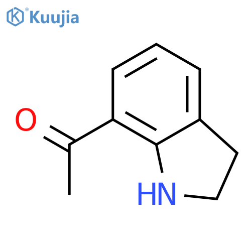 1-(2,3-dihydro-1H-indol-7-yl)ethan-1-one structure