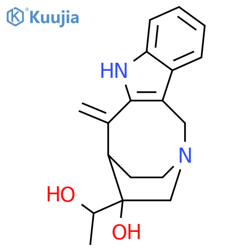 2,5-Ethano-2H-azocino[4,3-b]indole-4-methanol,1,3,4,5,6,7-hexahydro-4-hydroxy-a-methyl-6-methylene-, (aR,4R,5S)- (9CI) structure