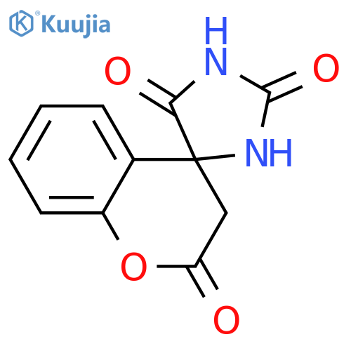 Spiro[4H-1-benzopyran-4,4'-imidazolidine]-2,2',5'(3H)-trione structure