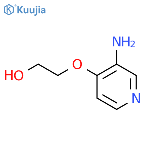 2-(3-Aminopyridin-4-yloxy)ethanol structure