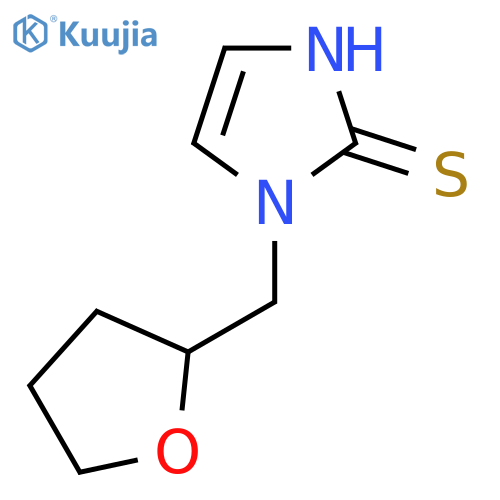 1-(Oxolan-2-ylmethyl)-1H-imidazole-2-thiol structure