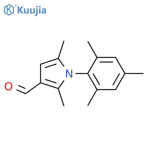 2,5-dimethyl-1-(2,4,6-trimethylphenyl)pyrrole-3-carbaldehyde structure
