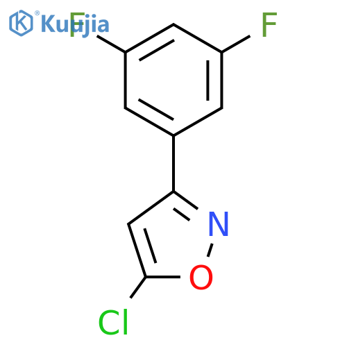 5-Chloro-3-(3,5-difluorophenyl)isoxazole structure
