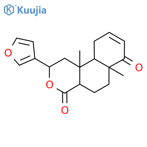 2-(Furan-3-yl)-6a,10b-dimethyl-2,4a,5,6,10,10a-hexahydro-1H-benzo[f]isochromene-4,7-dione structure