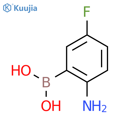 2-Amino-5-fluorophenylboronic acid structure
