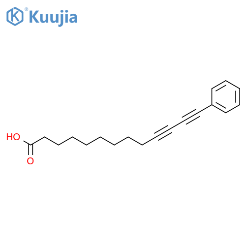 10,12-Tridecadiynoic acid, 13-phenyl- structure