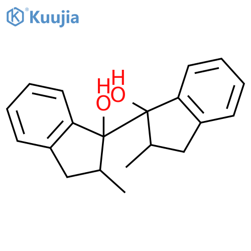 [1,1'-Bi-1H-indene]-1,1'-diol, 2,2',3,3'-tetrahydro-2,2'-dimethyl- structure