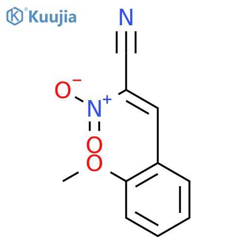 2-Propenenitrile, 3-(2-methoxyphenyl)-2-nitro- structure