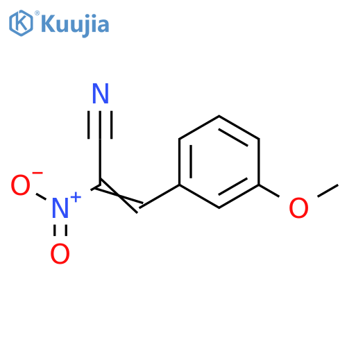 2-Propenenitrile, 3-(3-methoxyphenyl)-2-nitro- structure