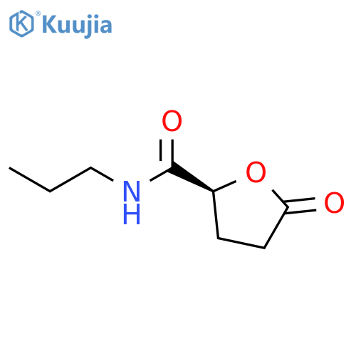2-Furancarboxamide, tetrahydro-5-oxo-N-propyl-, (S)- structure