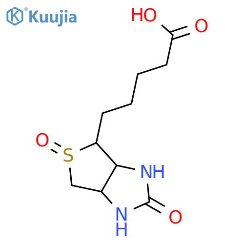 (+)-Biotin (+)-Sulfoxide structure