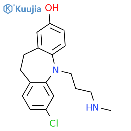 8-Hydroxydemethylclomipramine structure