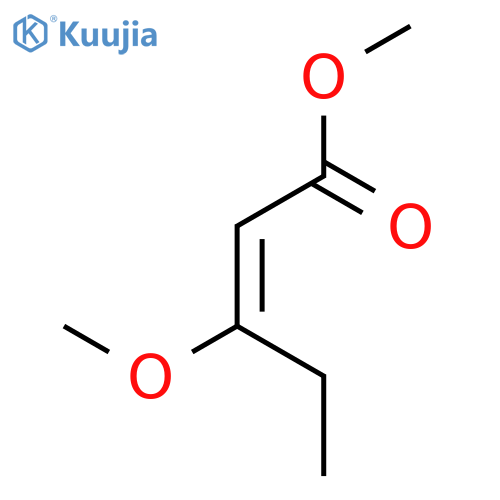 3-Methoxy-2-pentenoic Acid Methyl Ester structure