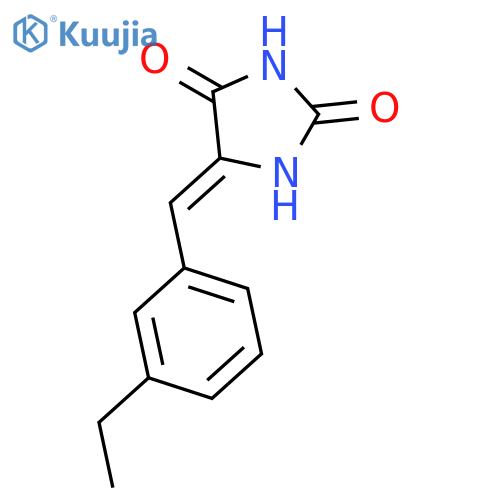 2,4-Imidazolidinedione, 5-[(3-ethylphenyl)methylene]- structure