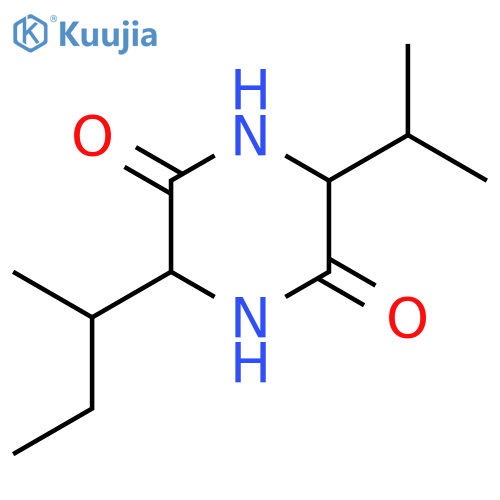 3-butan-2-yl-6-propan-2-ylpiperazine-2,5-dione structure