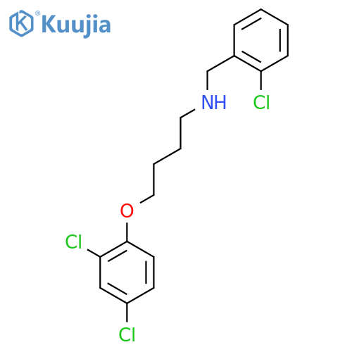 N-(2-Chlorobenzyl)-4-(2,4-dichlorophenoxy)-1-butanamine structure