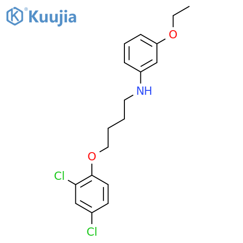 N-[4-(2,4-Dichlorophenoxy)butyl]-3-ethoxyaniline structure