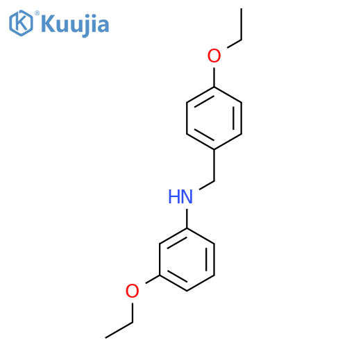 3-Ethoxy-N-(4-ethoxybenzyl)aniline structure