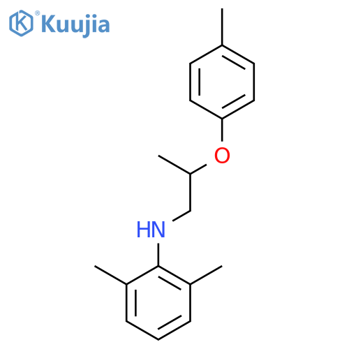 2,6-Dimethyl-N-[2-(4-methylphenoxy)propyl]aniline structure