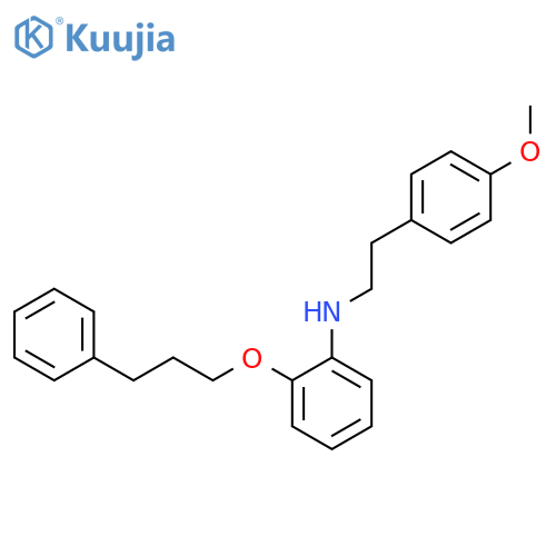N-(4-Methoxyphenethyl)-2-(3-phenylpropoxy)aniline structure