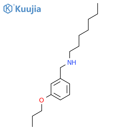 N-(3-Propoxybenzyl)-1-heptanamine structure