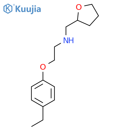 2-(4-Ethylphenoxy)-N-(tetrahydro-2-furanylmethyl)-1-ethanamine structure