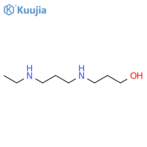 3-{[3-(Ethylamino)propyl]amino}-1-propanol structure