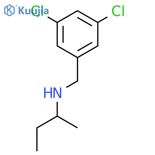 N-(3,5-Dichlorobenzyl)-2-butanamine structure
