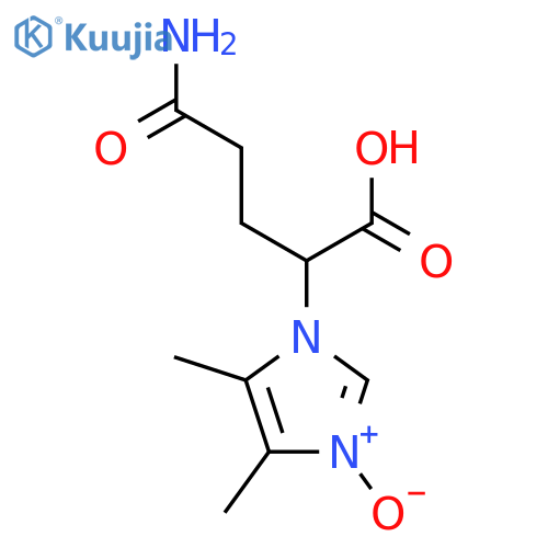 1-(3-Carbamoyl-1-carboxypropyl)-4,5-dimethyl-1H-imidazol-3-ium-3-olate structure