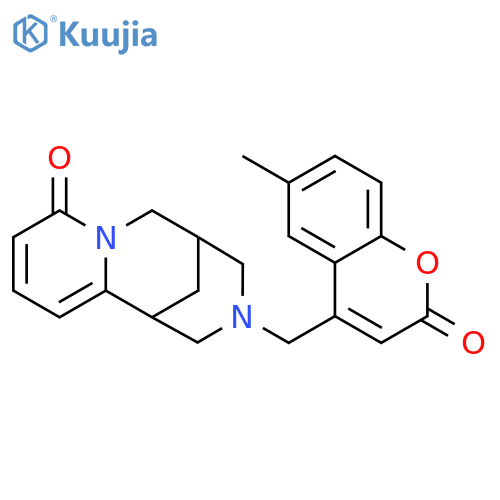 11-[(6-methyl-2-oxo-2H-chromen-4-yl)methyl]-7,11-diazatricyclo[7.3.1.0^{2,7}]trideca-2,4-dien-6-one structure