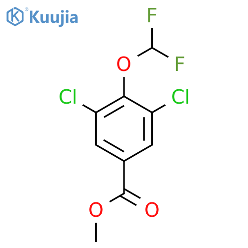 Methyl 3,5-dichloro-4-(difluoromethoxy)benzoate structure