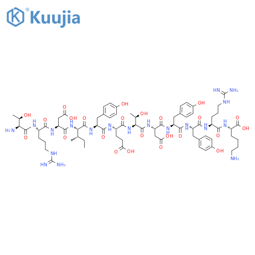 L-Lysine,L-threonyl-L-arginyl-L-a-aspartyl-L-isoleucyl-L-tyrosyl-L-a-glutamyl-L-threonyl-L-a-aspartyl-L-tyrosyl-L-tyrosyl-L-arginyl- structure