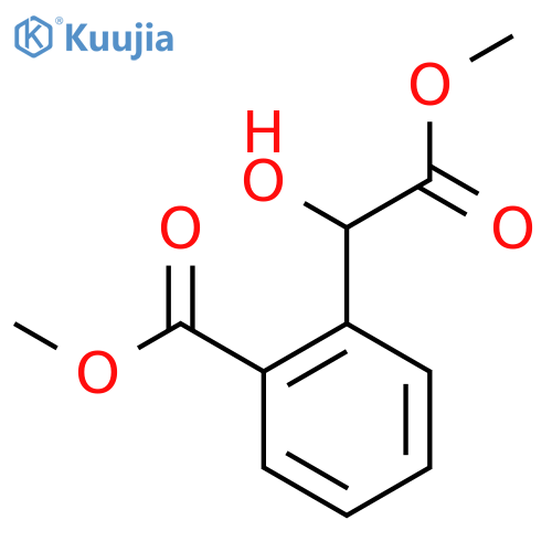 methyl 2-(1-hydroxy-2-methoxy-2-oxoethyl)benzoate structure