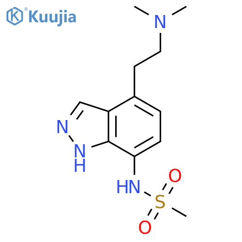 Methanesulfonamide, N-[4-[2-(dimethylamino)ethyl]-1H-indazol-7-yl]- structure