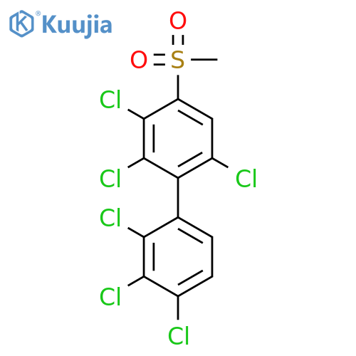 1,1'-Biphenyl,2,2',3,3',4',6-hexachloro-4-(methylsulfonyl)- structure