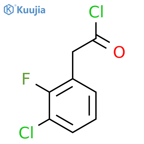 (3-Chloro-2-fluorophenyl)acetyl chloride structure