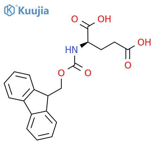 Fmoc-D-Glu-OH structure