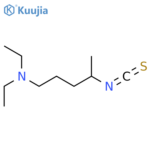 1-Pentanamine, N,N-diethyl-4-isothiocyanato- structure