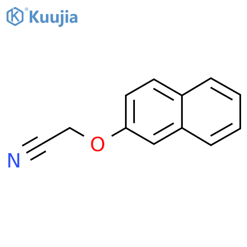 2-(naphthalen-2-yloxy)acetonitrile structure